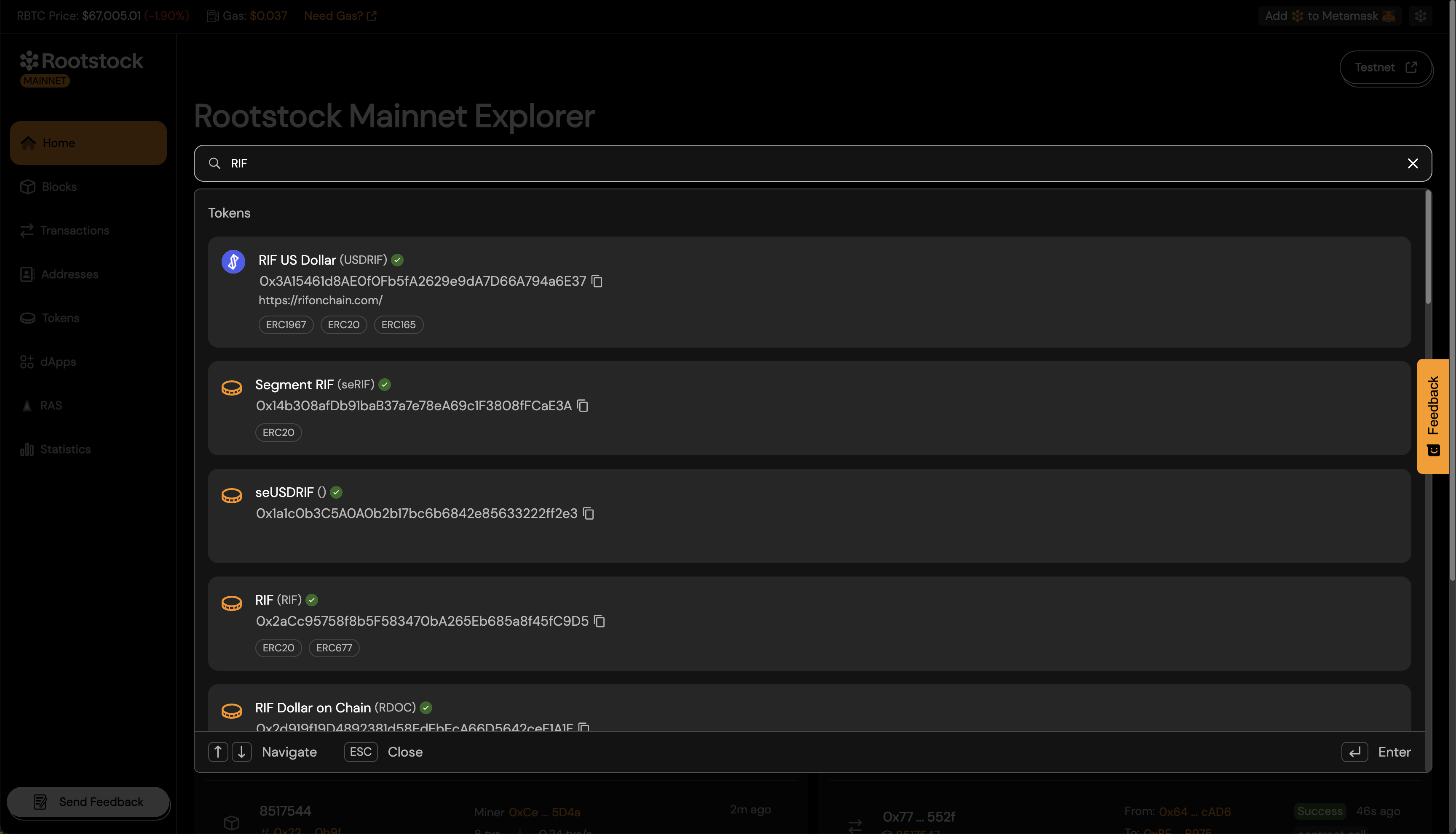 Explorer search box